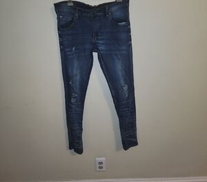 Men's Dark Blue Skinny Jeans